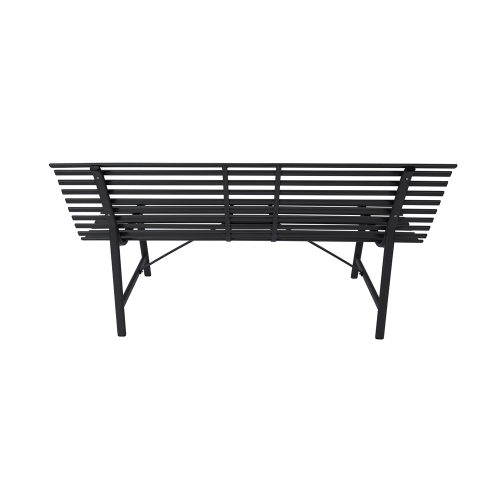 Banc de jardin extérieur dépliable en métal